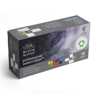 Winsor & Newton Professional Watercolour 12 Half Pan Field Box