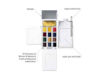 Winsor & Newton Professional Watercolour 12 Half Pan Field Box