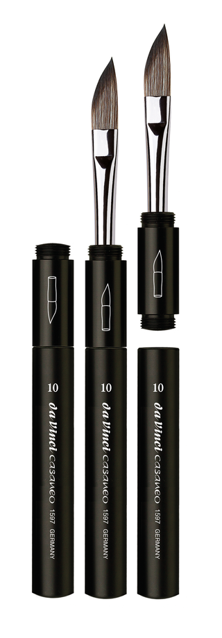 da Vinci CASANEO Series 1597 Slanted Edge Travel Brush