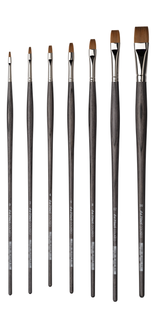 da Vinci COLINEO Series 1821 Synthetic Sable Flat Brushes