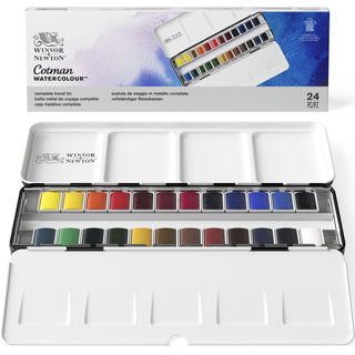 Winsor & Newton COTMAN Watercolour Complete Travel Tin