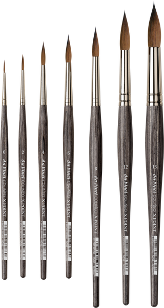 da Vinci COLINEO Series 5532 Synthetic Sable X Point Brushes
