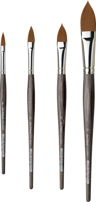 da Vinci COLINEO Series 822 Synthetic Pointed Wash Brushes
