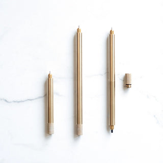BRASS LUMOS MINI Refillable Fineliner - SPECIAL EDITION
