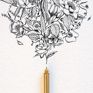 BRASS LUMOS PRO Duo Tip Refillable Fineliner - SPECIAL EDITION