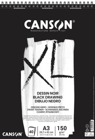 Canson XL Black Sketch Pads