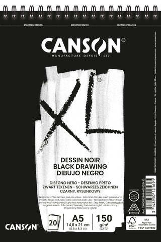 Canson XL Black Sketch Pads
