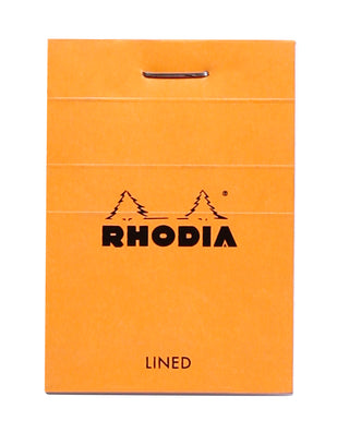 Rhodia Lined Stapled Pad - ORANGE