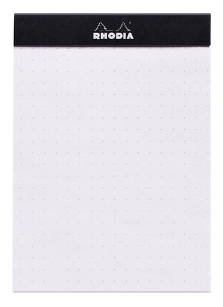 Rhodia Dot Grid Stapled Pad - BLACK