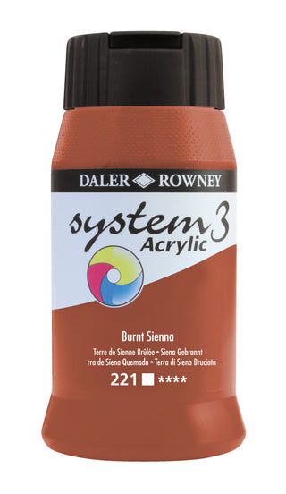 Daler Rowney System 3 Acrylic 500ml