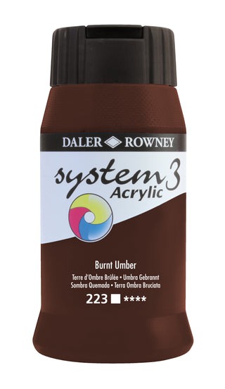 Daler Rowney System 3 Acrylic 500ml