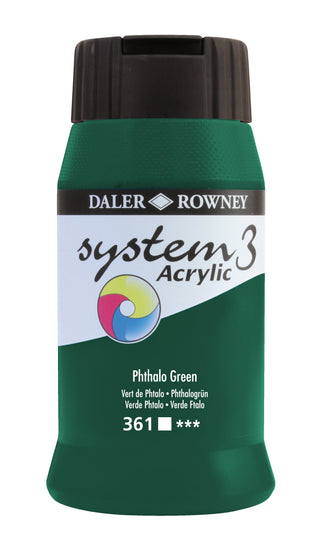 Daler Rowney System 3 Acrylic 500ml
