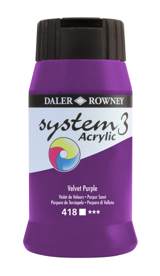 Daler Rowney System 3 Acrylic 500ml