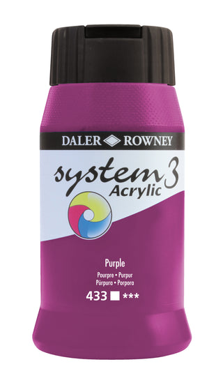 Daler Rowney System 3 Acrylic 500ml