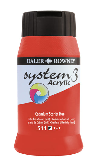 Daler Rowney System 3 Acrylic 500ml