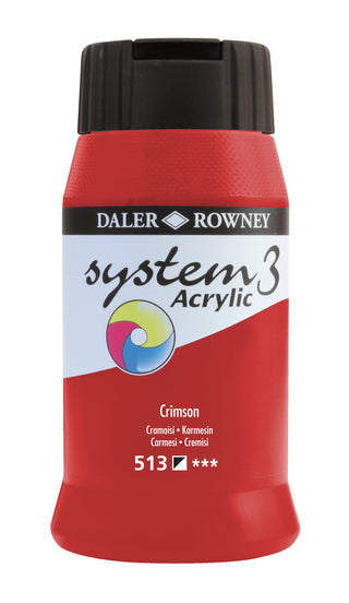 Daler Rowney System 3 Acrylic 500ml