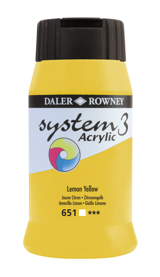 Daler Rowney System 3 Acrylic 500ml