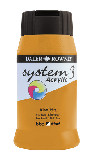 Daler Rowney System 3 Acrylic 500ml