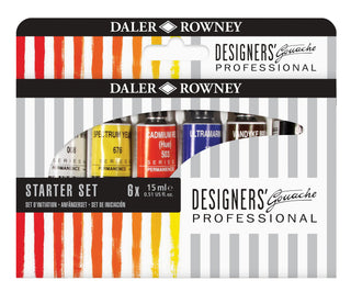 Daler Rowney PROFESSIONAL Designers Gouache Sets