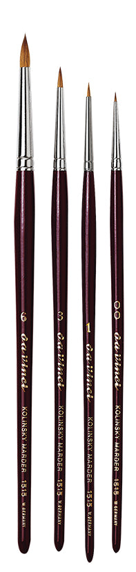 da Vinci Series 1515 Sable Retouching Brushes
