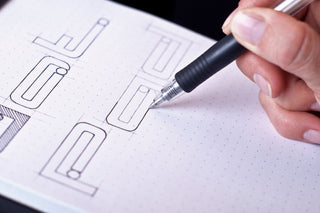 Rhodia Dot Grid Stapled Pad - BLACK
