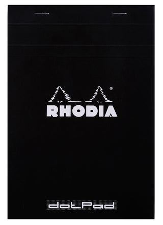 Rhodia Dot Grid Stapled Pad - BLACK