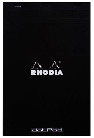 Rhodia Dot Grid Stapled Pad - BLACK