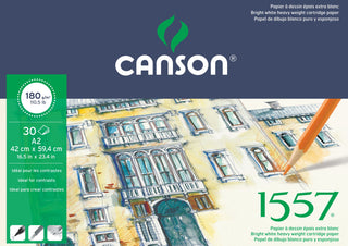 Canson 1557 180gsm Cartridge Pads