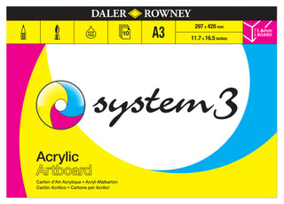 Daler Rowney System 3 Acrylic Artboard