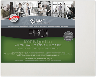 Fredrix PRO SERIES Linen Canvas Board
