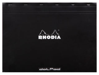 Rhodia Dot Grid Stapled Pad - BLACK