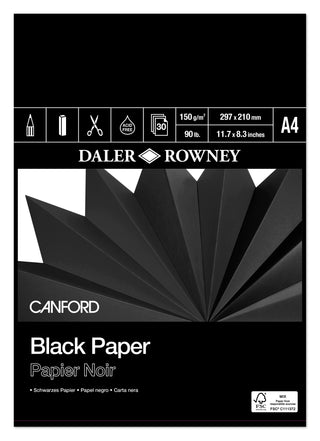 Daler Rowney Canford Black Paper Pad