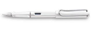 WHITE Lamy Safari Fountain Pen