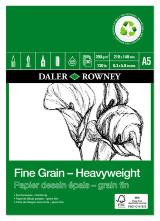 Daler Rowney Fine Grain Eco Heavyweight Pad
