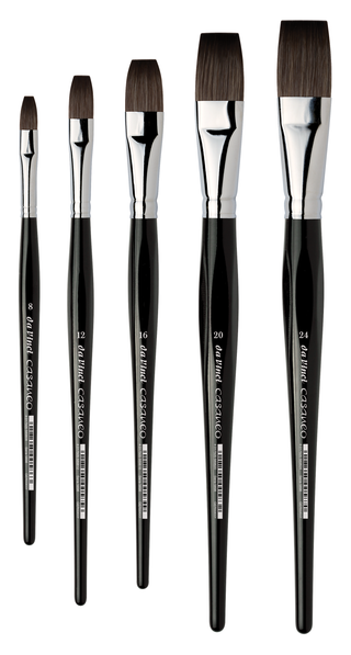 da Vinci CASANEO Series 5898 Flat Brushes