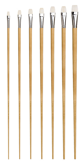 da Vinci MAESTRO Series 7106 Hog Flat Brushes - 60cm Handle