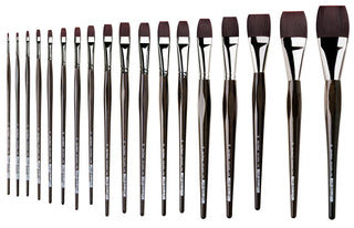 da Vinci TOP-ACRYL Series 7185 Synthetic Flat Brushes