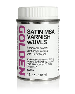 Golden SATIN MSA Varnish with UVLS