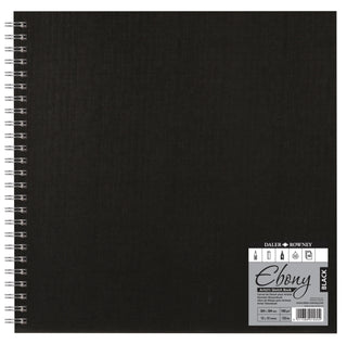 Daler Rowney Ebony Black Paper Spiral Sketchbooks