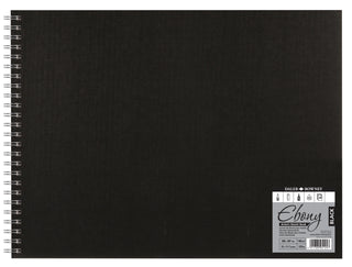 Daler Rowney Ebony Black Paper Spiral Sketchbooks