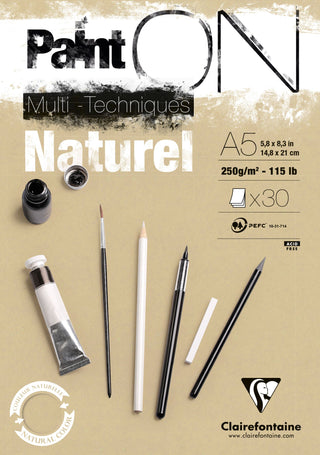 Clairefontaine Paint ON Multi-Techniques Naturel