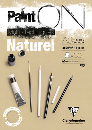 Clairefontaine Paint ON Multi-Techniques Naturel