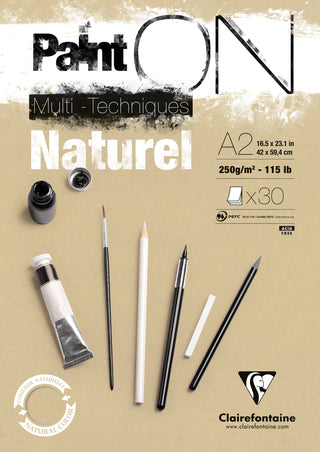 Clairefontaine Paint ON Multi-Techniques Naturel