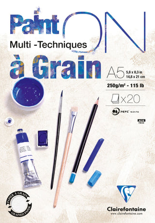 Clairefontaine Paint ON Multi-Techniques à Grain