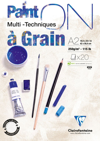 Clairefontaine Paint ON Multi-Techniques à Grain