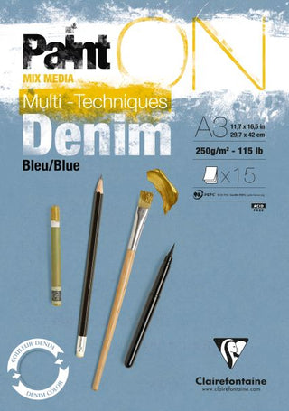 Clairefontaine Paint On Pads - Denim