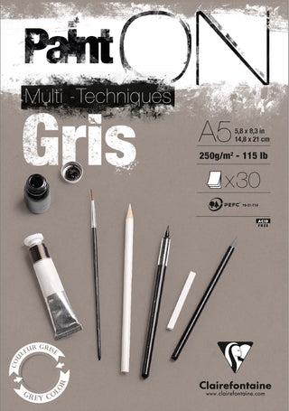 Clairefontaine Paint ON Multi-Techniques Gris