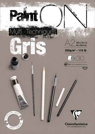 Clairefontaine Paint ON Multi-Techniques Gris