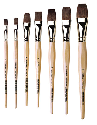 da Vinci PETIT GRIS MIX Series 991 Flat Wash Brushes