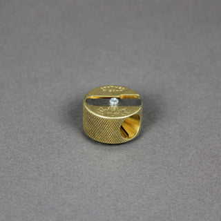 Brass Double Hole Round Sharpener